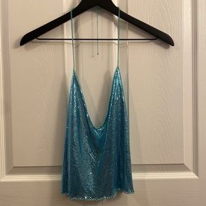 Urban Outfitters Chainmail Halter Top